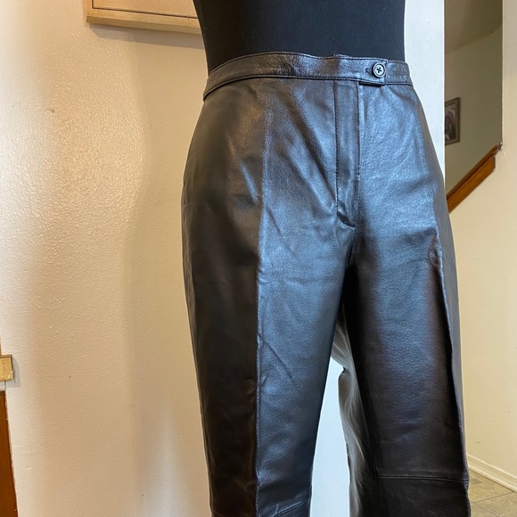 Spiegel 80’s genuine leather pants. - Picture 2 of 5
